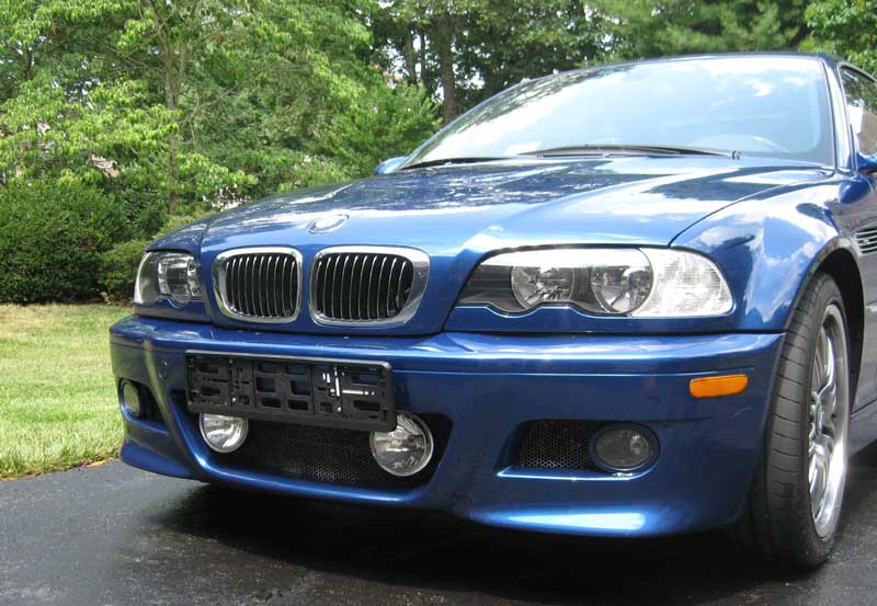 Skene Design European license plate bracket